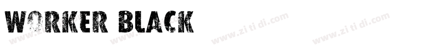 Worker Black字体转换